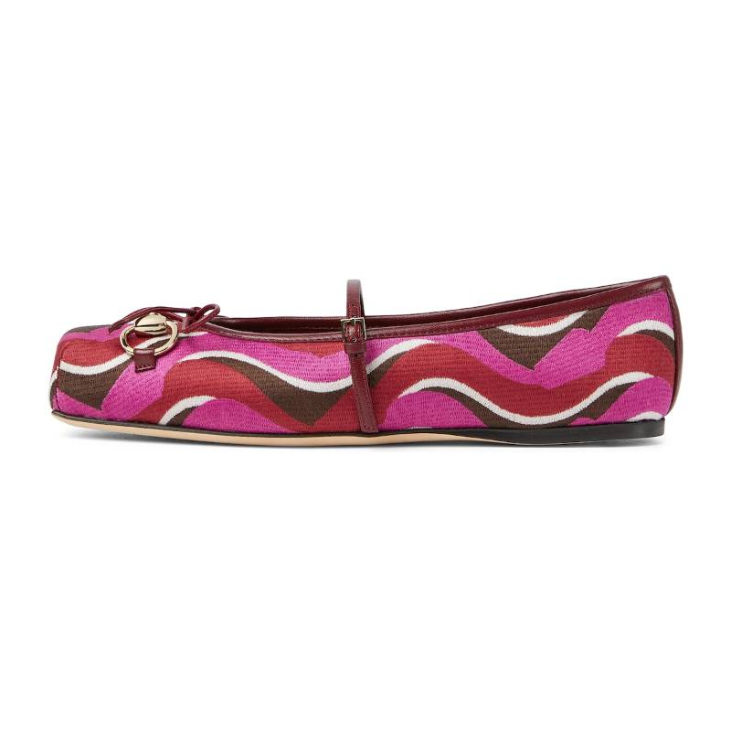 GUCCI Horsebit 2025 Early Spring Collection Casual Shoes Women's Rose Red