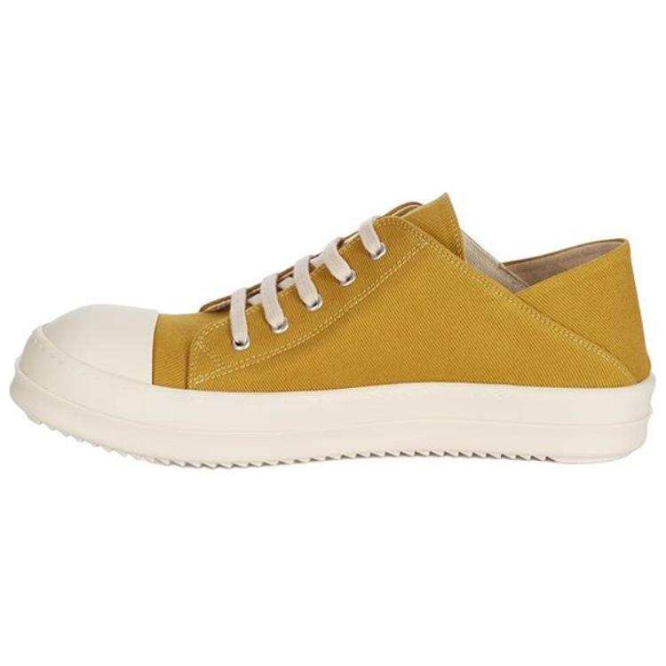 Rick Owens DRKSHDW Low top Skateboard Shoes Women's Ginger Yellow