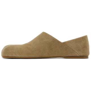 JW Anderson Leather Casual Shoes Men's Beige Brown