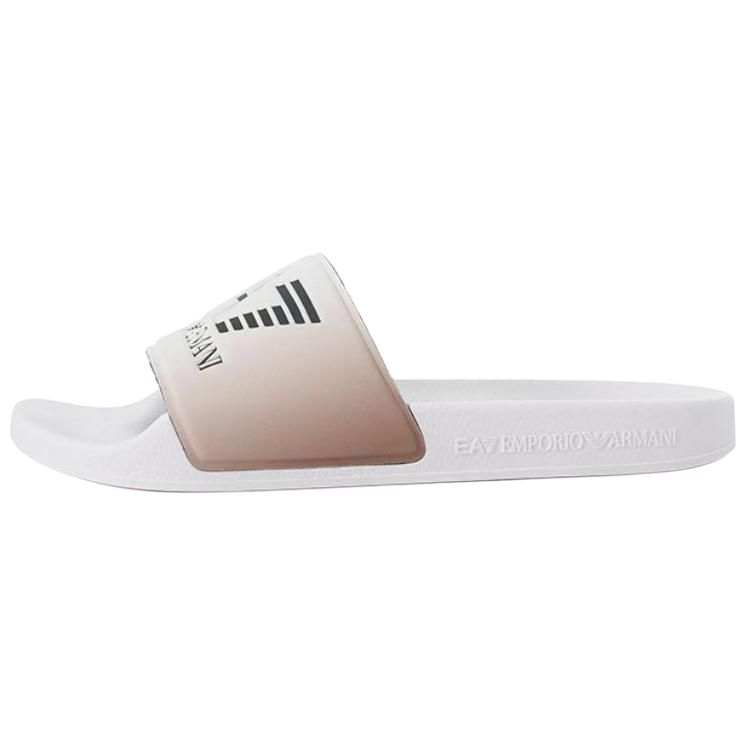 EMPORIO ARMANI EA7 Slide Slippers Women's White