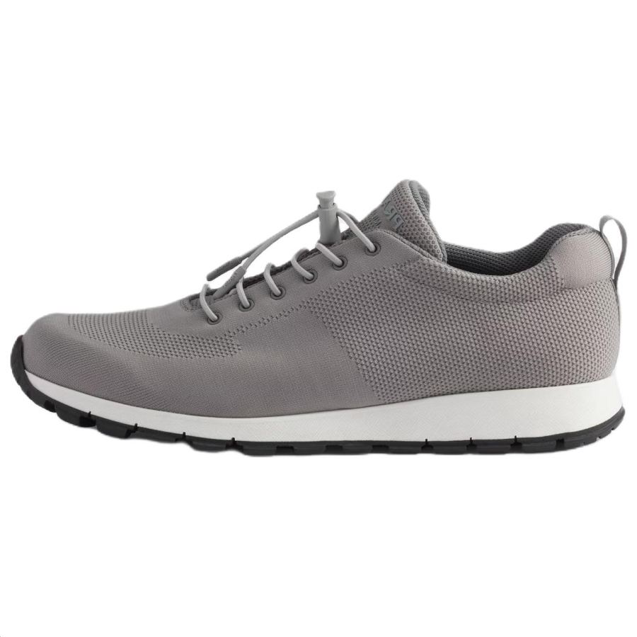 PRADA PRADA Pu Low top Casual Shoes Men's Gray