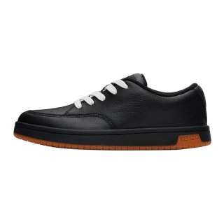 KENZO Leather Low top Skateboard Shoes Women's Black