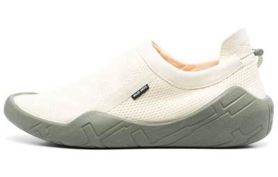 STONE ISLAND Shadow Project Logo-patch Leather Slip-on Sneakers