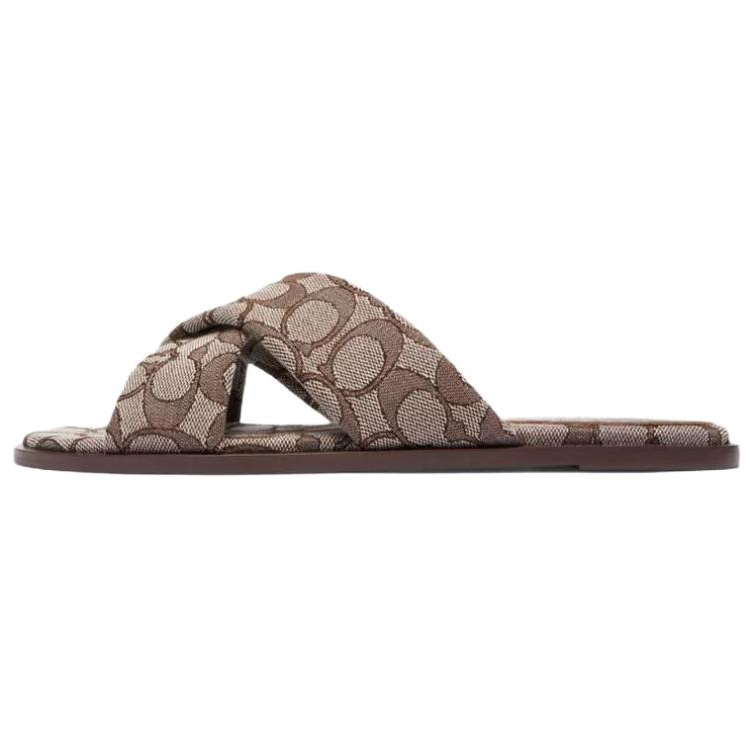 COACH COACH Slide Slippers Women's Brown