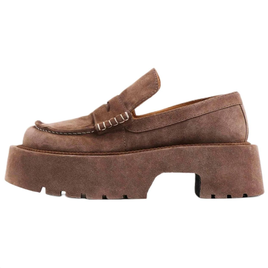 JW Anderson Leather Loafers 5cm Women's Brown