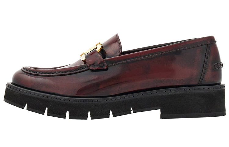 Ferragamo FERRAGAMO Gancini-plaque Leather Loafers