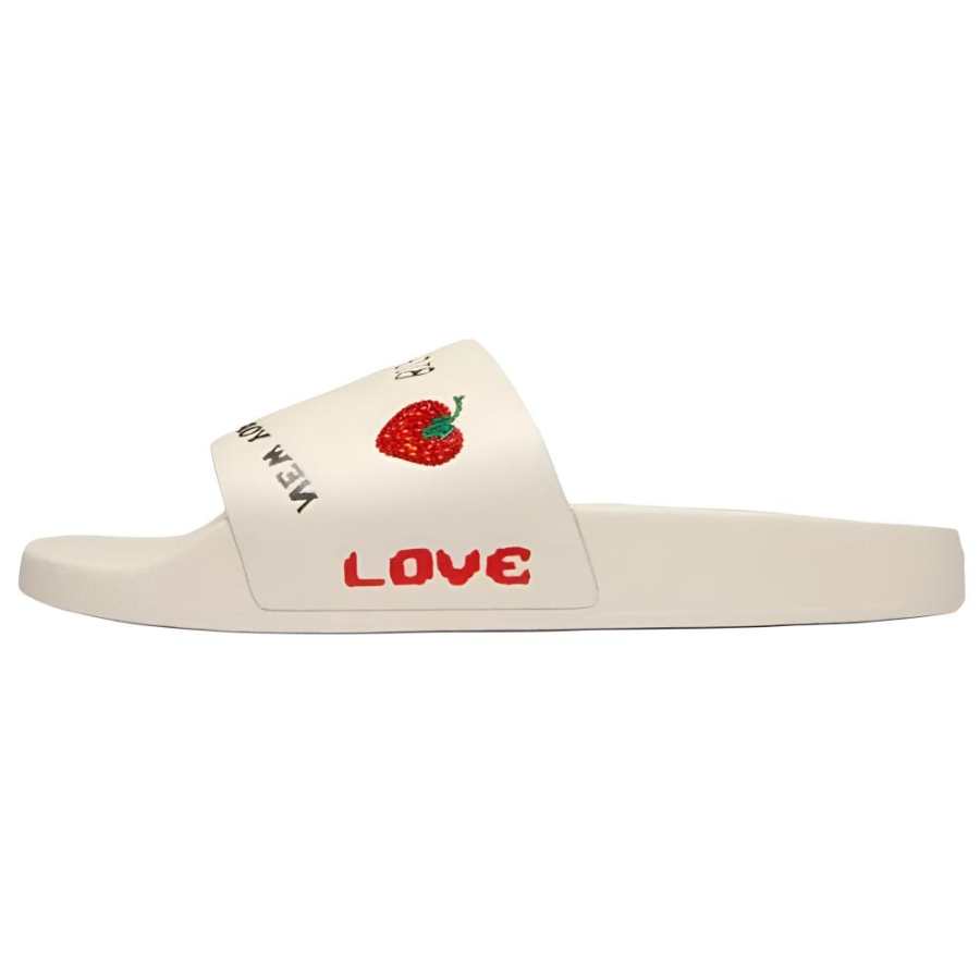 COACH COACH Slide Slippers Men's White