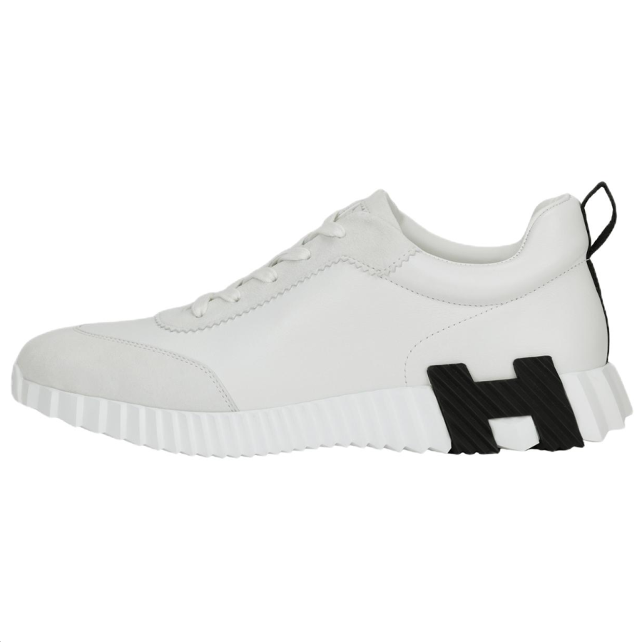 HERMES HERMES Bouncing Low top Casual Shoes Men's White