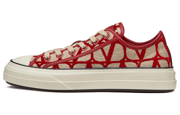 Valentino Valentino Garavani Monogram-pattern Lace-up Sneakers