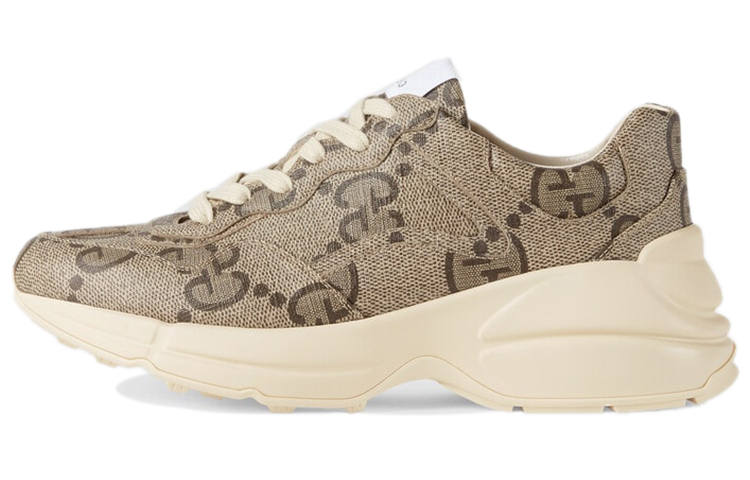 Gucci Wmns 100 Rhyton Sneaker 'Beige Monogram' Women's