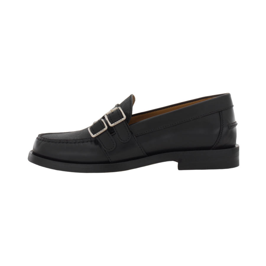 GUCCI Gucci Buckle Loafer 'GG Monogram - Black'