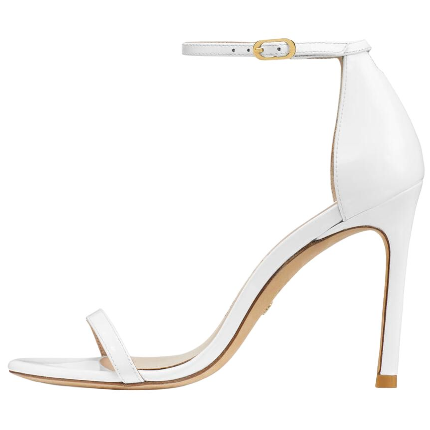 Stuart Weitzman Stuart Weitzman/SW NUDISTSONG One Strap Sandals 10.5cm Women's White