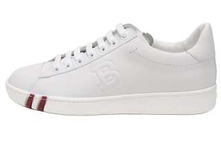 BALLY White Sneakers Stylish Skateboarding Shoes Women's White