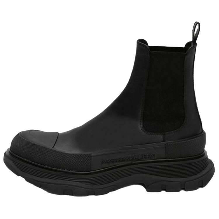 Alexander McQueen Alexander McQueen Tread Slick Ankle Boot Black Silver
