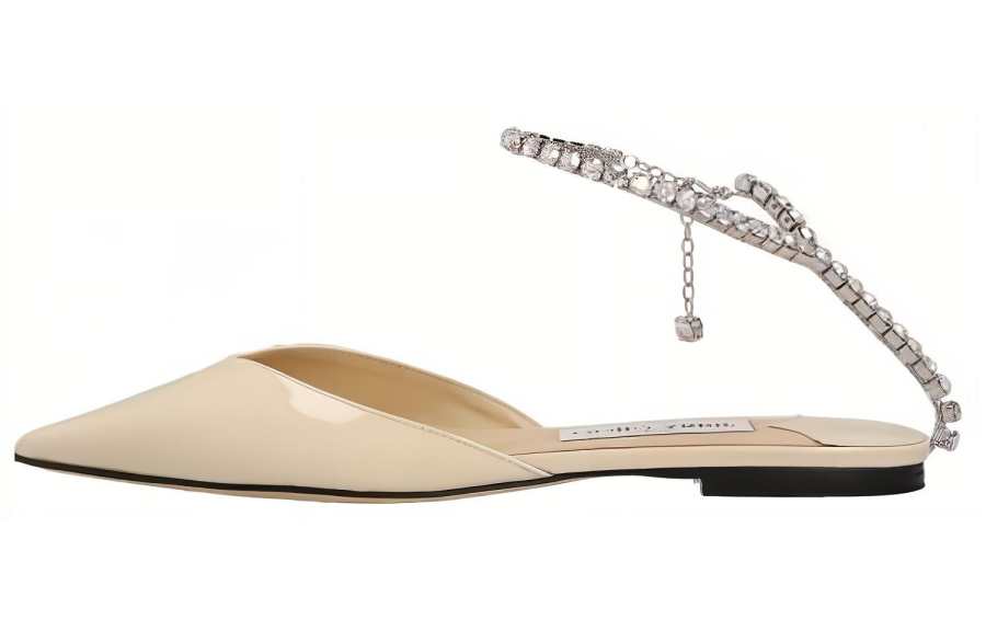 Jimmy Choo Saeda Women's Casual Shoes Women's White