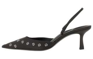 Alexander Wang Delphine 65 Fabric Slim Heel High Heels Women's Black