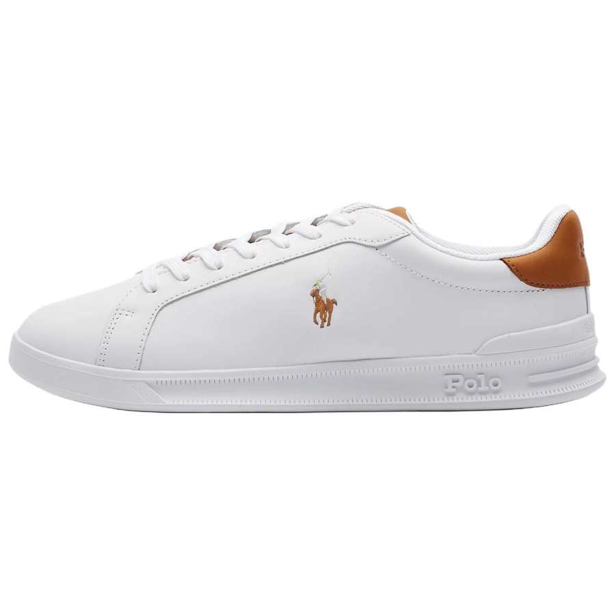 Polo Ralph Lauren Leather Low top Stylish Skateboarding Shoes Men's White