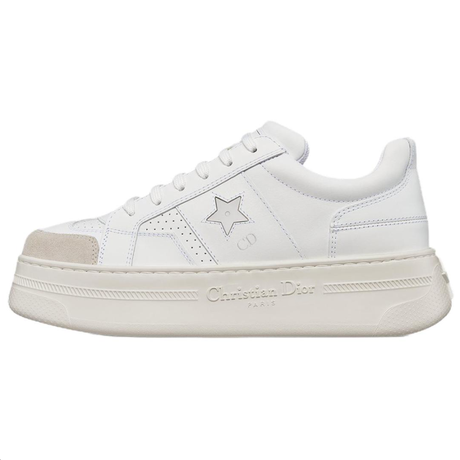 DIOR Star Low top Skateboard Shoes 5cm Women's White