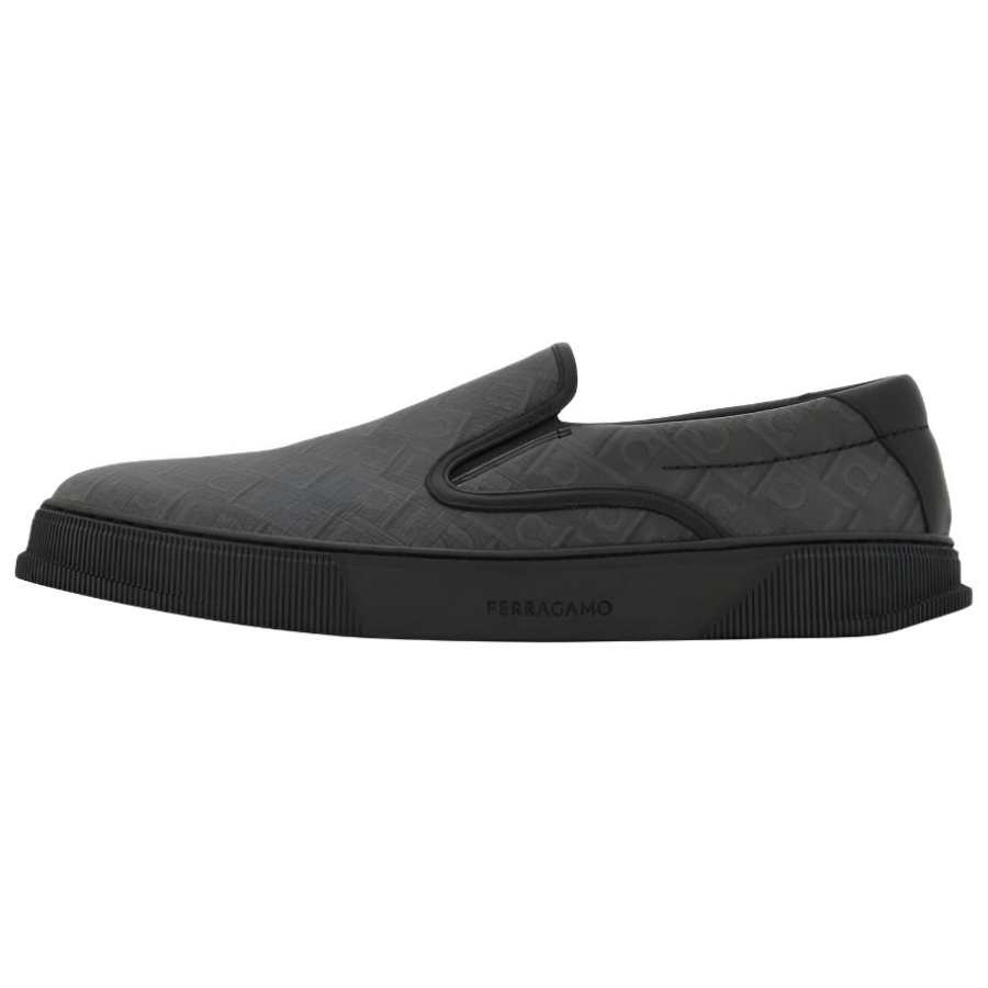 FERRAGAMO Fabric Low top Casual Shoes Unisex Gray