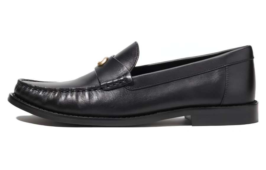 COACH COACH Logo-plaque Leather Loafers