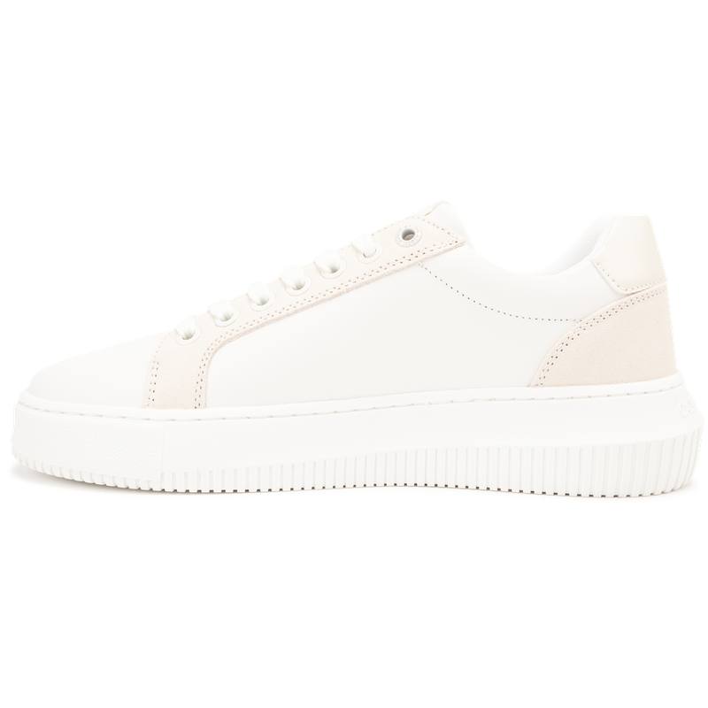 CKJ CALVIN KLEIN JEANS Chunky Sneakers Women's Moon White