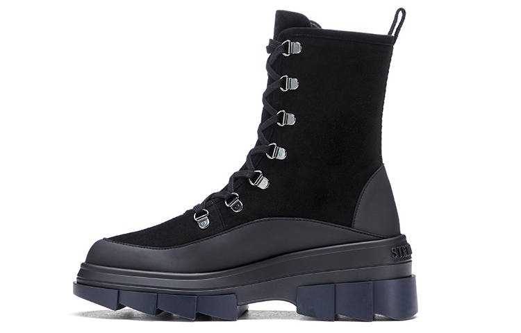 Stuart Weitzman Stuart Weitzman/SW NOHO BOOTIE Leather Ankle Boots Women's Black