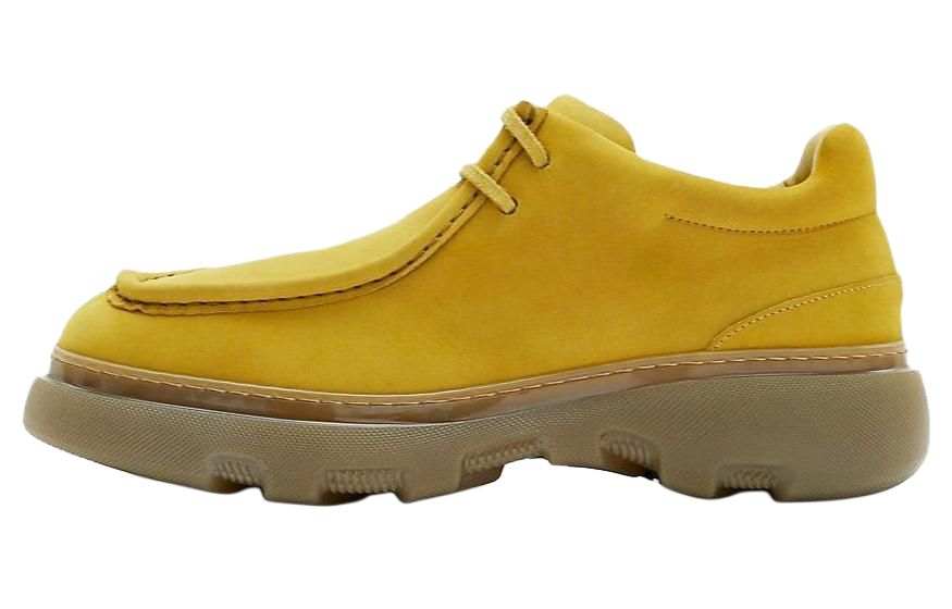 Burberry Nutbuck Creeper Leather Derby Shoes