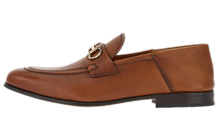 Ferragamo FERRAGAMO Gancini Collapsible-heel Loafers