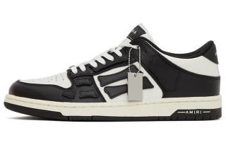 AMIRI Women's Skel Top Low 'Black White'