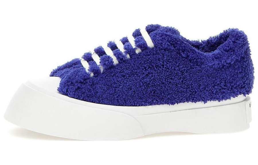 MARNI Pablo Lace Up Low top Stylish Skateboarding Shoes Men's Blue