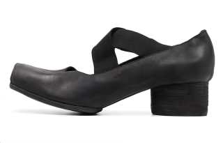 UMA WANG Cow Leather Chunky Heel High Heels 5cm Women's Black