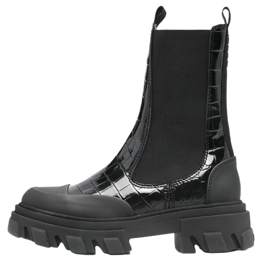 GANNI Crew Chelsea Boots 5CM Women's Black