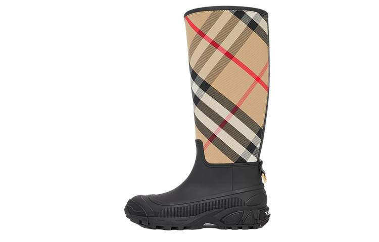 Burberry House Knee high Boots Women's Brown