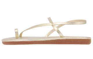 ANCIENT GREEK SANDALS Leather Stylish Sandal Women's White Gold