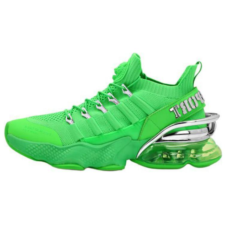 PLEIN SPORT Low top Casual Shoes Unisex Green Fluorescent