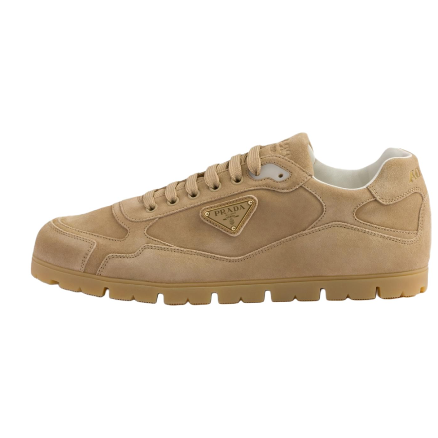 PRADA PRADA Trail Suede Low top Casual Shoes Men's Beige