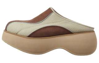 OPENyy Rubber Sole Closed Toe Slippers Women's Brown
