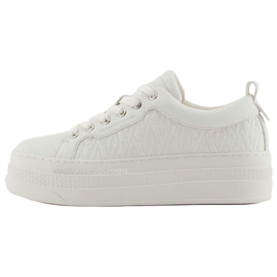 ARMANI EXCHANGE ARMANI EXCHANGEAE Low top Skateboard Shoes Women's Ecru