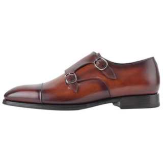 FRANCESCHETTI Cow Leather Dress Shoes Men's Brown