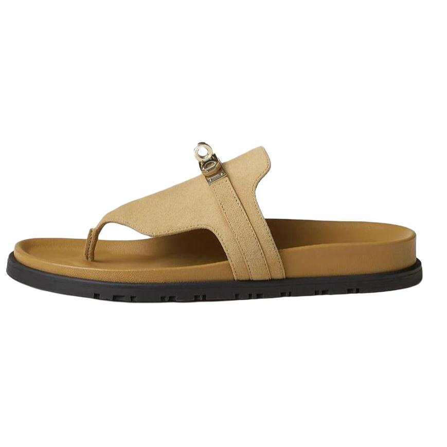 HERMES HERMES Empire Flip Flops Women's Yellow