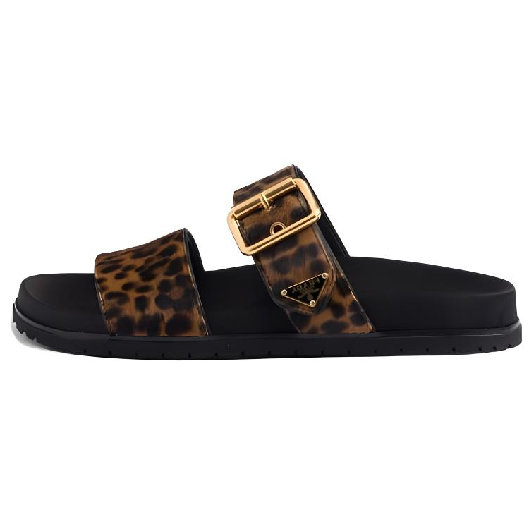 PRADA PRADA Slide Slippers Women's Brown