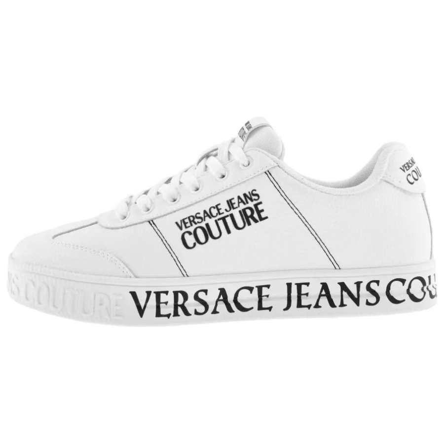 VERSACE JEANS COUTURE Low top Skateboard Shoes Men's White
