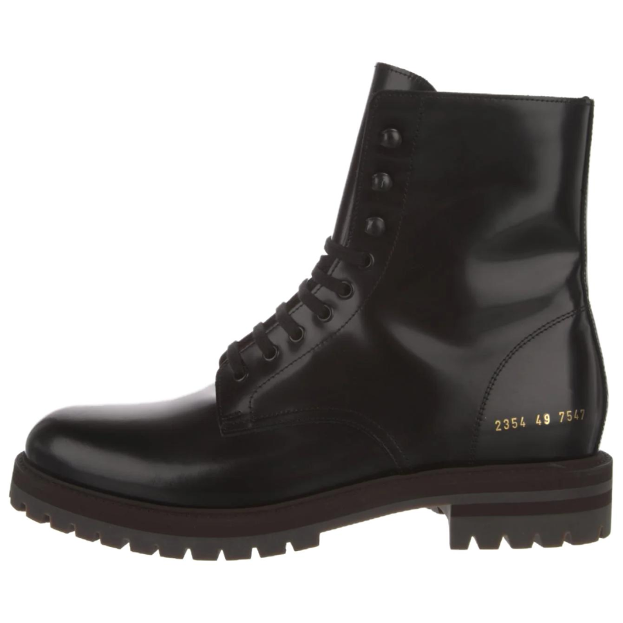 COMMON PROJECTS COMMON PROJECTS Side Logo-print Lace-up Boots