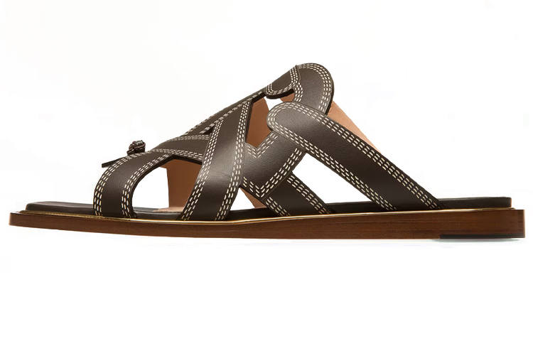 BALLY BALLY Contrasting-stitch Sandals