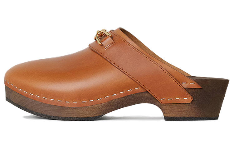 CELINE CELINE Closed Toe Slippers Women's Brown