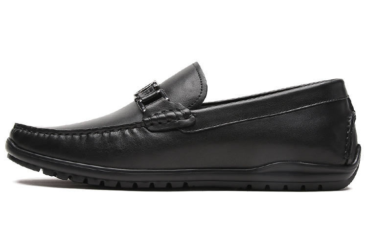 S.T.Dupont S. T.DUPONT Cow Leather Casual Shoes Men's Black