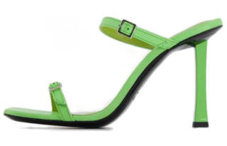 By Far Slide Slippers Women's Green