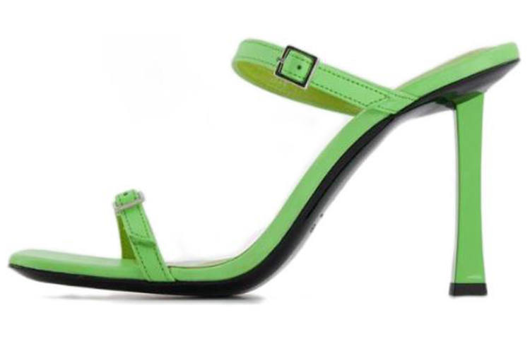 By Far Slide Slippers Women's Green