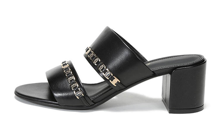 FERRAGAMO Slide Slippers 5.5cm Women's Black