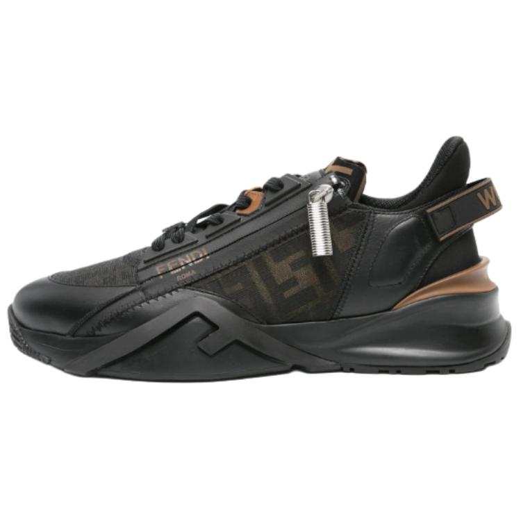 FENDI FENDI Flow Ff Jacquard Low Top Sneakers